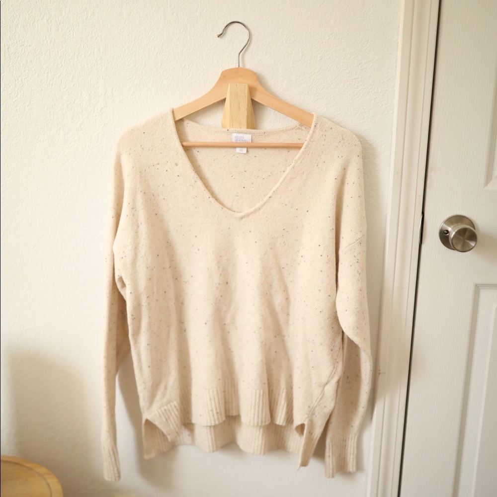 Stars Above Cream Sweater